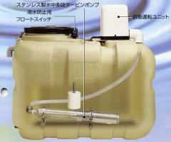 家庭用深井戸水中ポンプ UF2Tカワエースディバー受水槽タイプ