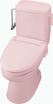 INAXイナックス　洋風簡易水洗便器　トイレーナＲ　ピンク