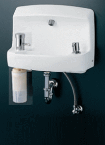 TOTO手洗器・ハンドル式単水栓セット水石けん入れ付LSL870APM 