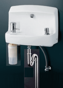 TOTO手洗器・ハンドル式単水栓セット水石けん入れ付LSL870ASM 