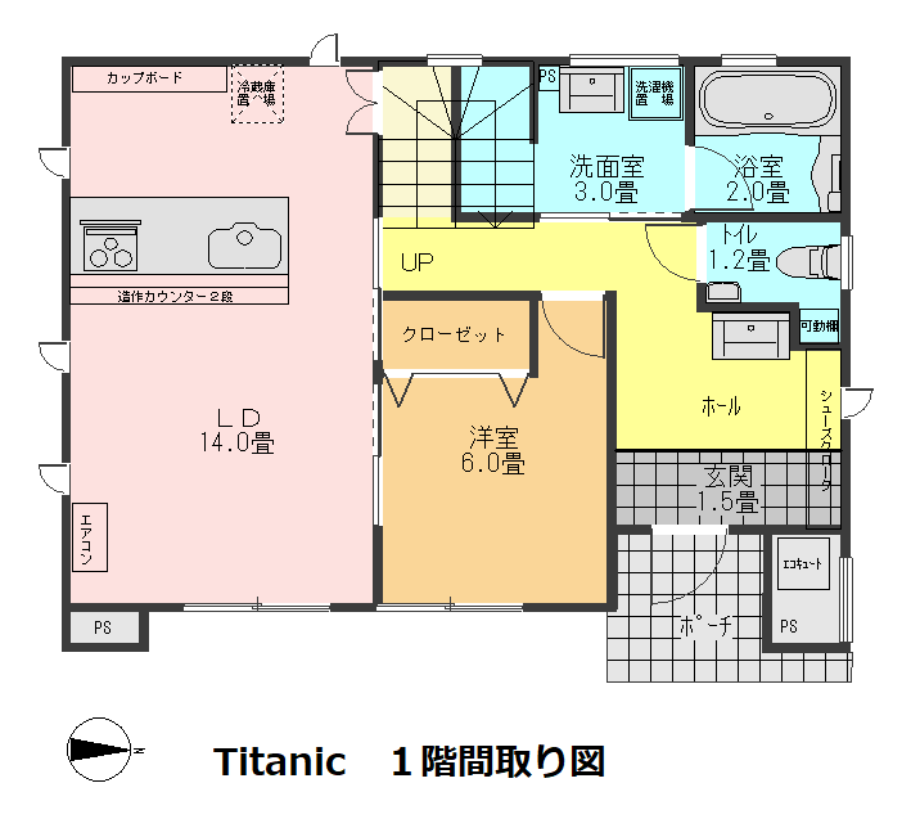 １階間取り図