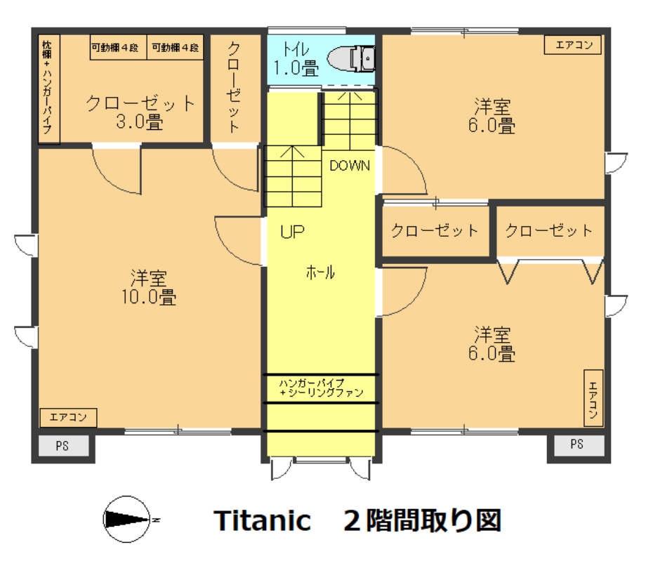 ２階間取り図