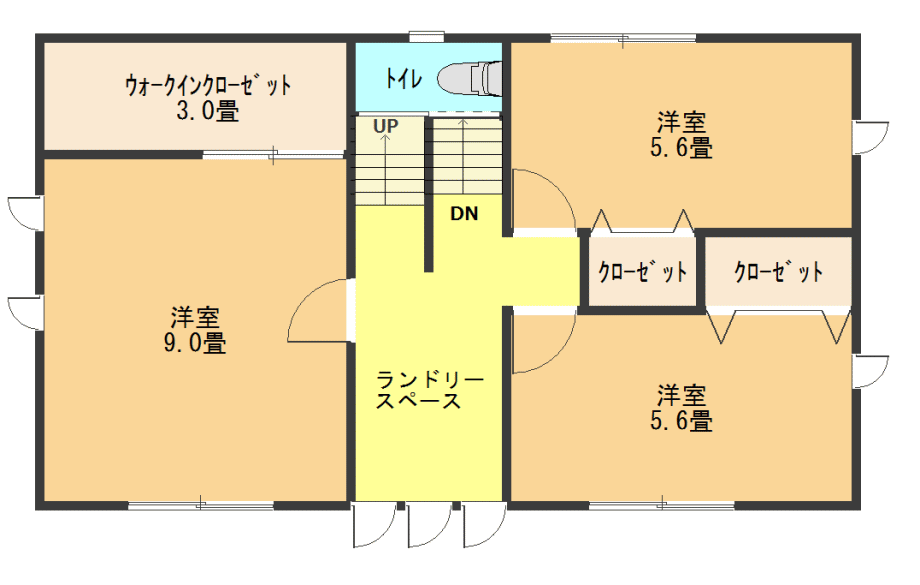 ２階間取り図