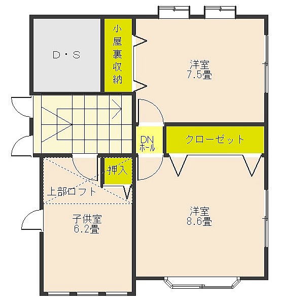 ２階間取り図