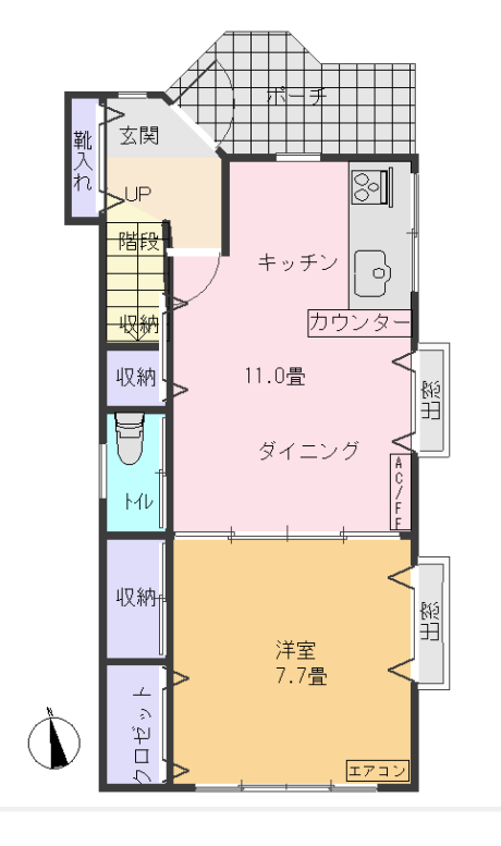 １階間取り図