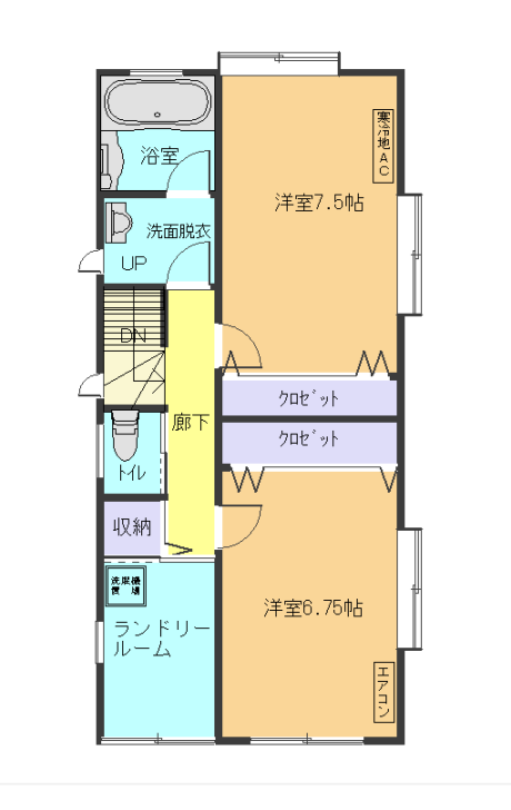２階間取り図