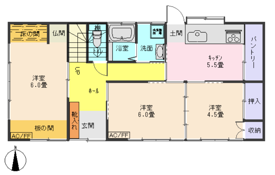 １階間取り図
