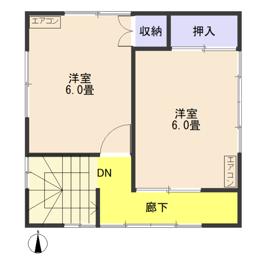 ２階間取り図