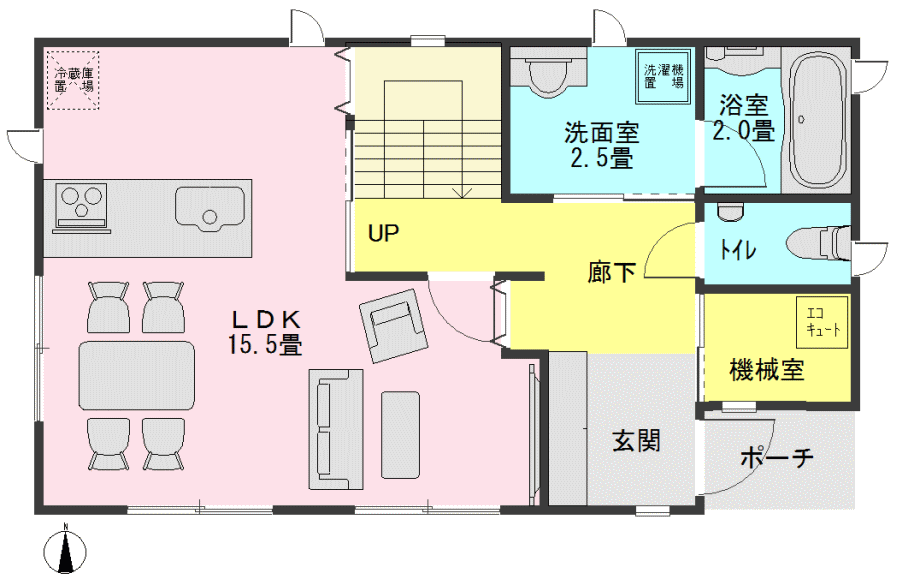 １階間取り図