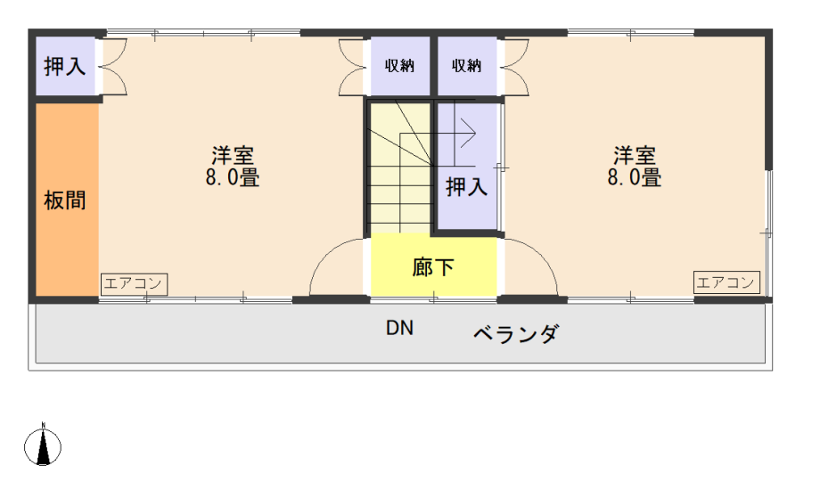 ２階間取り図